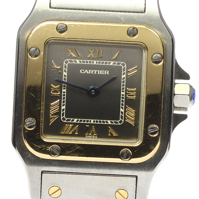 カルティエ CARTIER W20031C4 サントスガルべ SM YGベゼル クォーツ