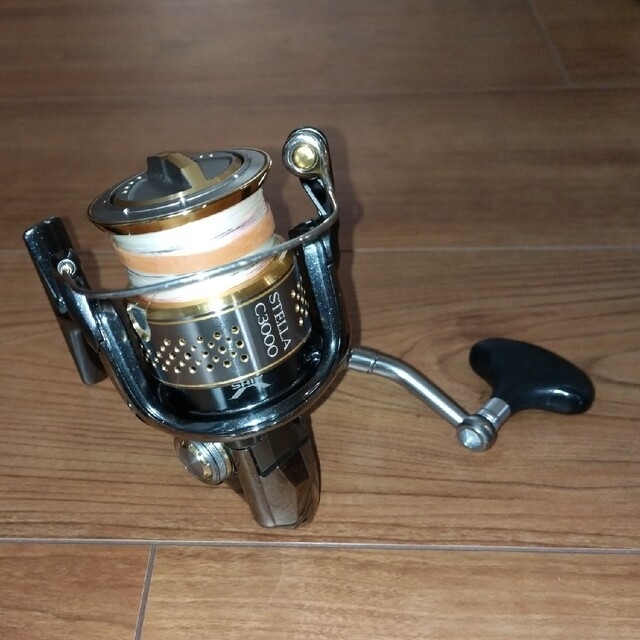 SHIMANO 10ステラ C3000S ブリーデンカスタムダブルグリップ付き