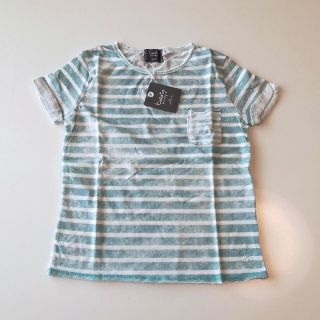 ボボチョース(bobo chose)の新品 tocoto vintage ボーダー半袖Tシャツ 4T　トコト(Tシャツ/カットソー)