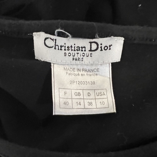 Christian Dior(クリスチャンディオール)の90s ヴィンテージ クリスチャン ディオール ロゴ プリント 半袖 Tシャツ レディースのトップス(Tシャツ(半袖/袖なし))の商品写真