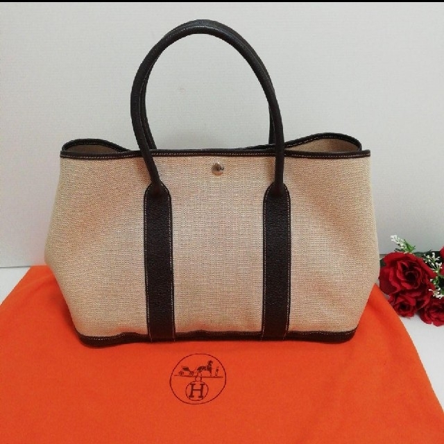 Hermes - 正規品 HERMES エルメス トートバッグ ガーデンパーティー PM ...