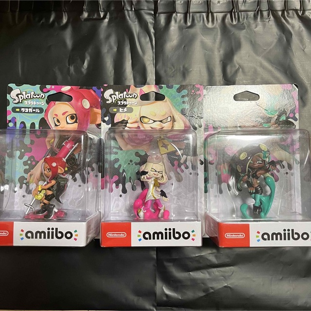 スプラトゥーン amiibo ヒメ・イイダ・タコガール ３点セット 新品未