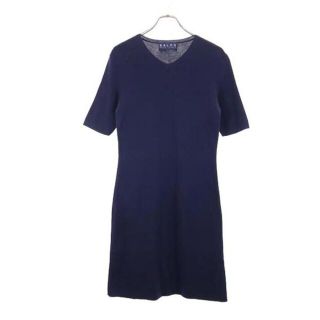 Ralph Lauren - ラルフローレン Vネック コットンニット ワンピース