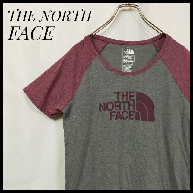 THE NORTH FACE(ザノースフェイス)のザノースフェイス 女性用 半袖Ｔシャツ ラグランスリーブ デカロゴ 薄生地ロゴＴ レディースのトップス(Tシャツ(半袖/袖なし))の商品写真