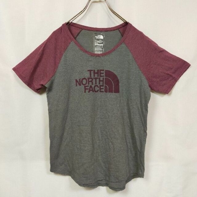 THE NORTH FACE(ザノースフェイス)のザノースフェイス 女性用 半袖Ｔシャツ ラグランスリーブ デカロゴ 薄生地ロゴＴ レディースのトップス(Tシャツ(半袖/袖なし))の商品写真