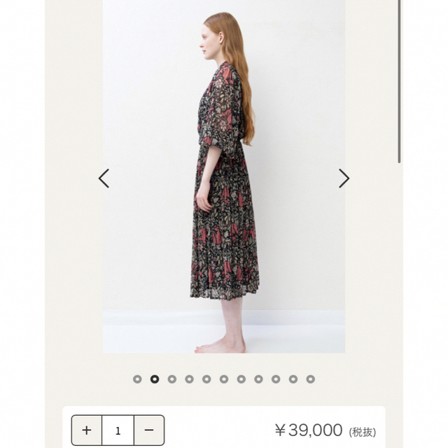 森の雑貨屋さん ヴェルニカ velnica 花柄 シフォンワンピース マキシ