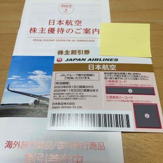 ジャル(ニホンコウクウ)(JAL(日本航空))の人気日本航空株主優待券　国内線半額　(その他)