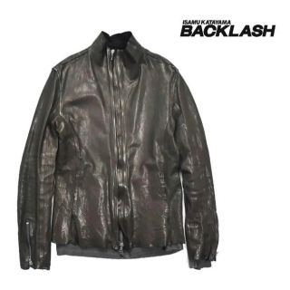 イサムカタヤマ バックラッシュ ドイツカーフ レザージャケット