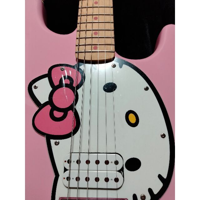 ライトブラウン/ブラック 美品レアSquier Hello Kitty ハローキティ