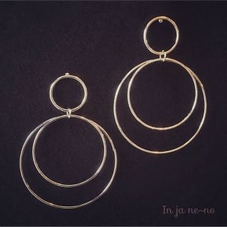 サークルピアス （銀）／ フープ 円 丸 ミニマル (ピアス)