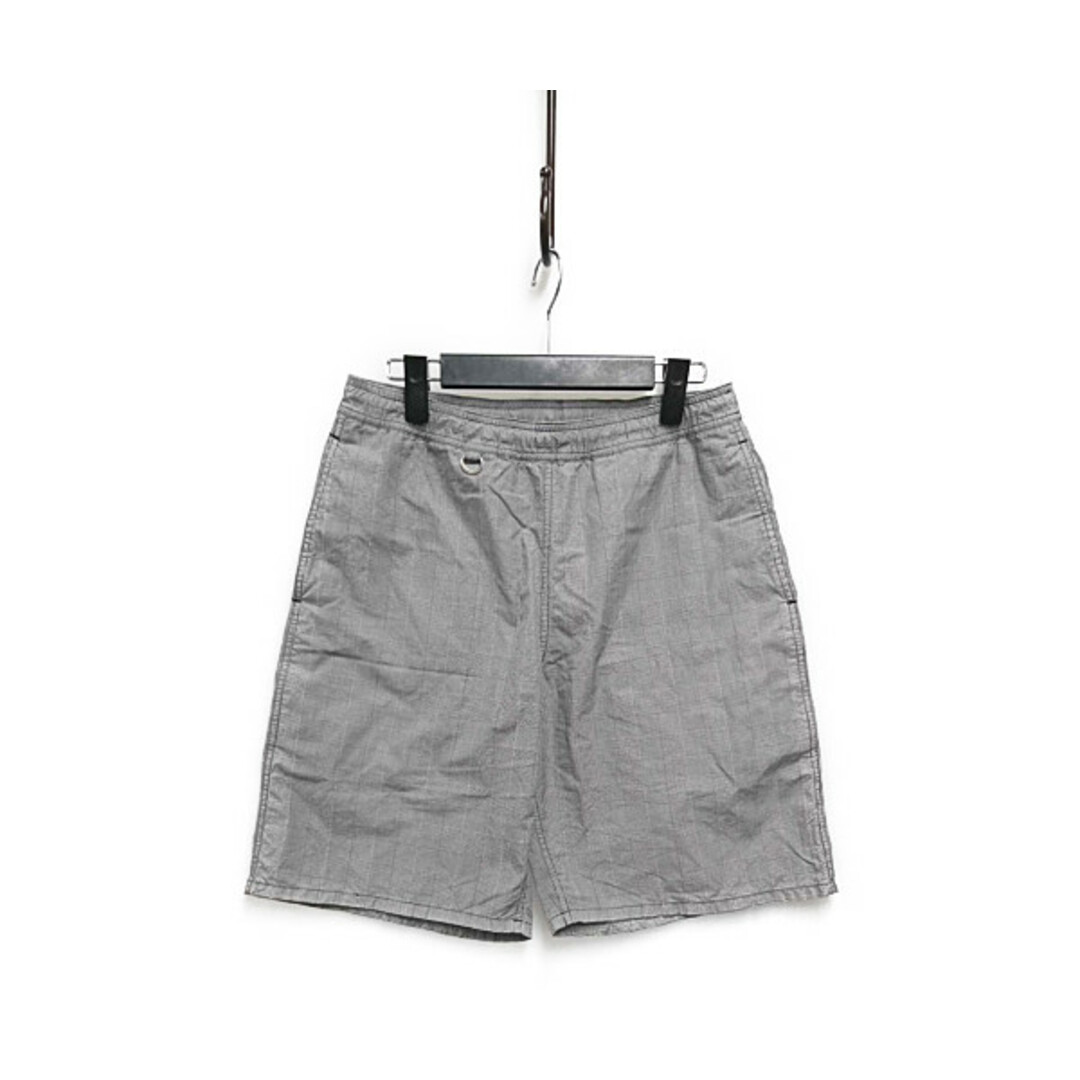 uniform experiment(ユニフォームエクスペリメント)のUNIFORM EXPERIMENT ユニフォームエクスペリメント 22SS EASY SHORTS グレンチェック イージーパンツ グレー サイズ1 正規品 / 28510 メンズのパンツ(ショートパンツ)の商品写真