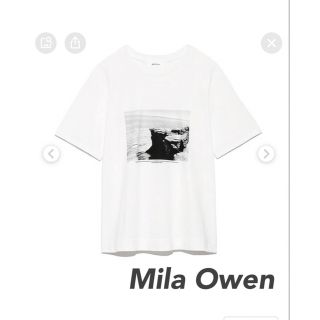 ミラオーウェン(Mila Owen)のミラオーウェン　フォトプリントTシャツ(Tシャツ(半袖/袖なし))