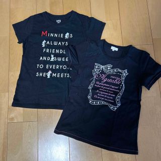 ハッシュアッシュ(HusHush)のTシャツ　140 ブラック(Tシャツ/カットソー)