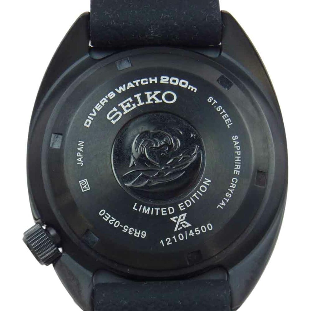 SEIKO セイコー 時計 SBDC183 PROSPEX プロスペックス The Black Series Limited Edition Diver Scuba ダイバースキューバ 腕時計 ブラック系【美品】