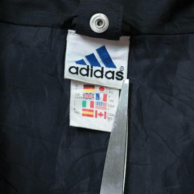 adidas - 【希少】アディダス スタジャン L ジャケット 刺繍ロゴ 古着