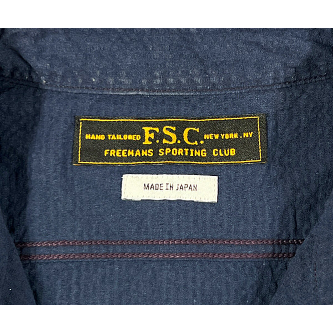 URBAN RESEARCH(アーバンリサーチ)のF.S.C. FREEMANS SPORTING CLUB アーバンリサーチ 半袖シャツ ネイビー サイズM 正規品 / B3732 メンズのトップス(シャツ)の商品写真