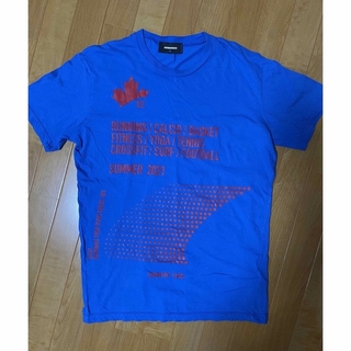 ディースクエアード(DSQUARED2)のディースクエアード2 メンズ Tシャツ 青系 ブルー(Tシャツ/カットソー(半袖/袖なし))