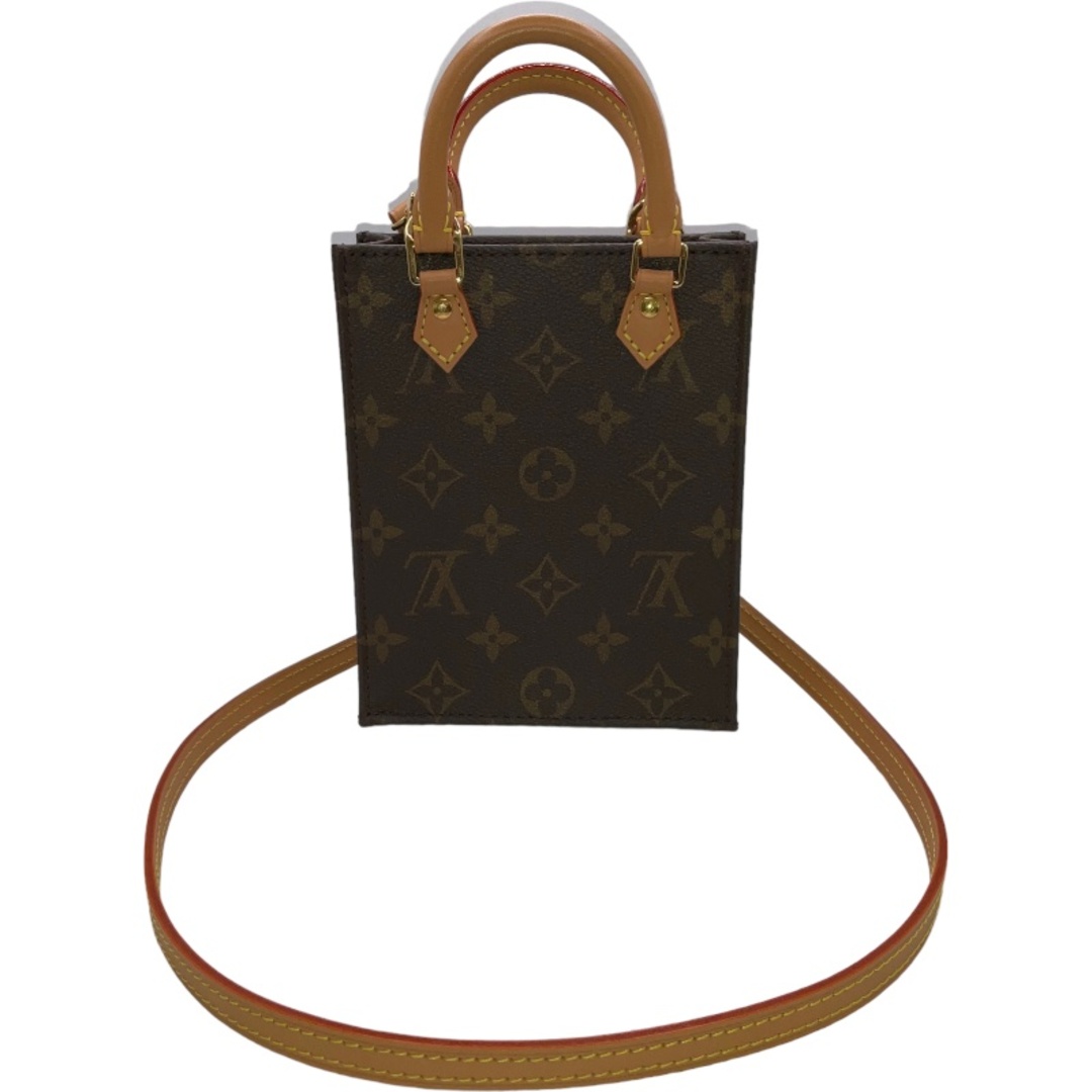 ルイ・ヴィトン LOUIS VUITTON プティット・サックプラ M81295 モノグラム ゴールド金具 モノグラムキャンパス レディース ショルダーバッグ約16５cmマチ