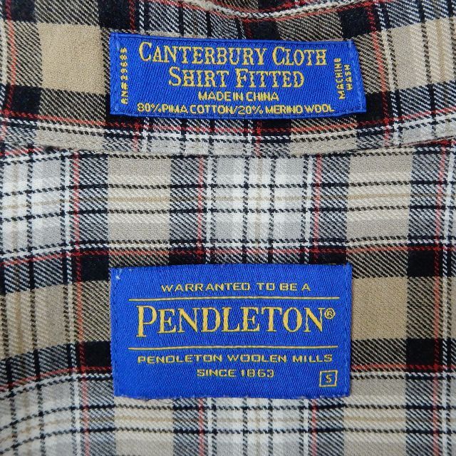 PENDLETON CANTERBURY CLOTH Shirts S