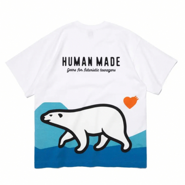 HUMAN MADE GRAPHIC T-SHIRT シロクマ  バックプリント