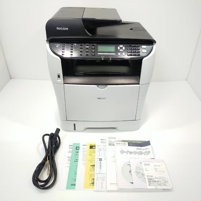 使用極小】リコー A4モノクロレーザー複合機 IPSiO SP 3510SF-