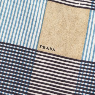 PRADA - PRADA プラダ シャツ プリント ボーダー ストライプ チェック