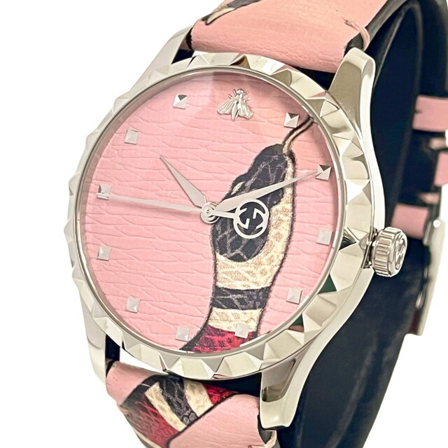 ブランド品専門の - Gucci グッチ 126.4/Y Gタイムレス スネーク/ヘビ