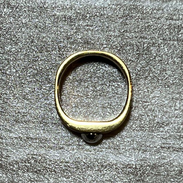 【極美品】ルイヴィトン バーグ ナノグラム リング M 13号 ゴールド 指輪