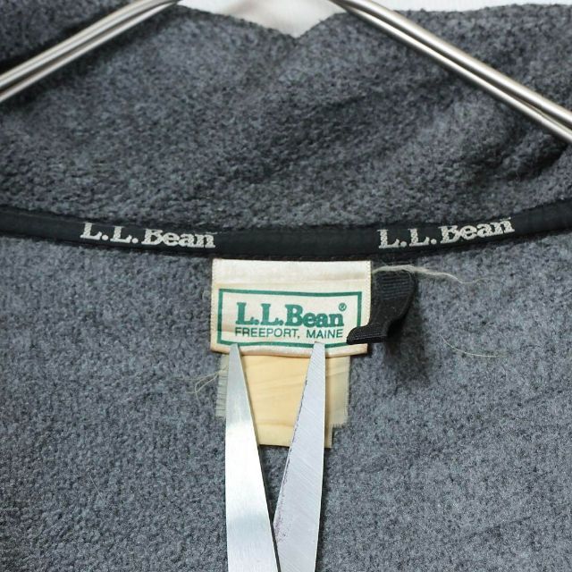 【希少】エルエルビーン フリースジャケット 刺繍ロゴ 古着 90s 入手困難