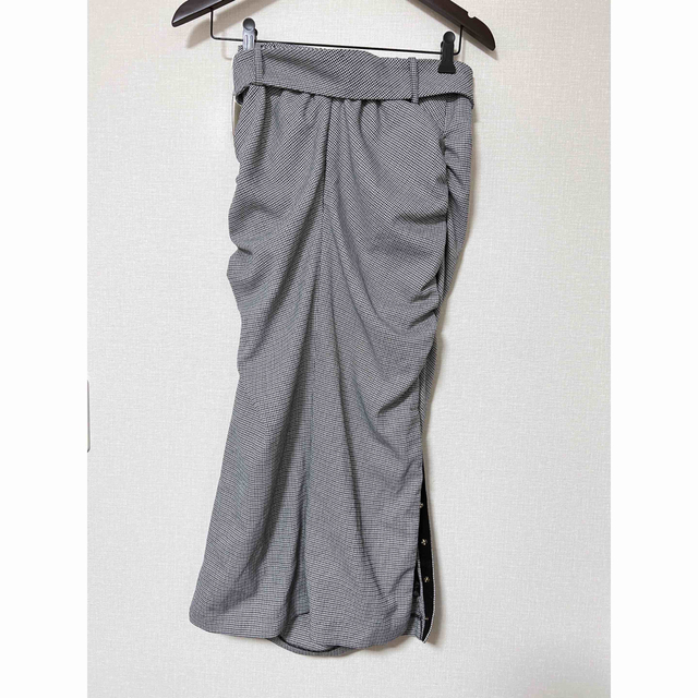REDYAZEL(レディアゼル)の新品❤️REDYAZELサイドギャザー切替ロングタイトスカート レディースのスカート(ロングスカート)の商品写真