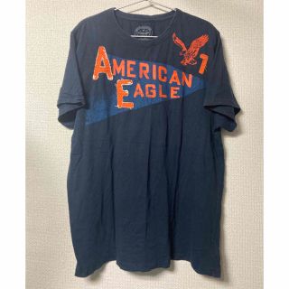 アメリカンイーグル(American Eagle)のアメリカンイーグル Tシャツ ネイビー オレンジ XL(Tシャツ/カットソー(半袖/袖なし))