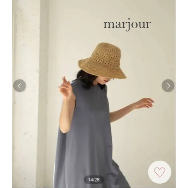 新品　marjour  HANDMADE CROCHET HAT ハンドメイドのファッション小物(帽子)の商品写真