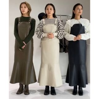 トゥデイフル レザー マキシワンピース/ロングワンピース(レディース