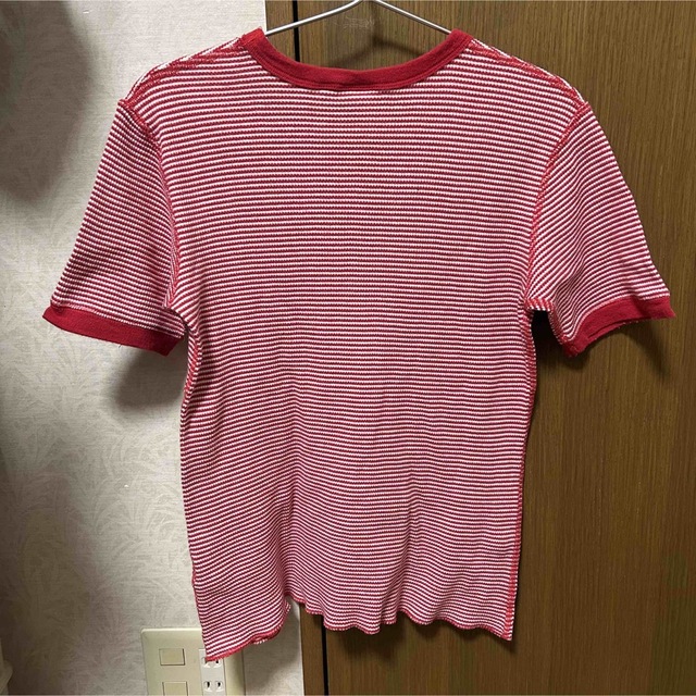 Healthknit(ヘルスニット)のヘルスニット　Tシャツ　赤 レディースのトップス(Tシャツ(半袖/袖なし))の商品写真