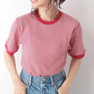 ヘルスニット(Healthknit)のヘルスニット　Tシャツ　赤(Tシャツ(半袖/袖なし))