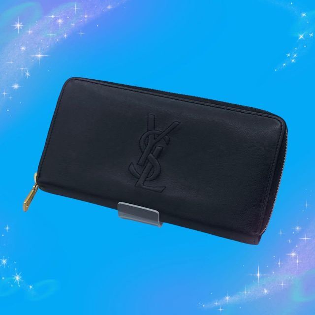 Yves Saint Laurent - 《美品》 イヴサンローラン ロゴ レザー