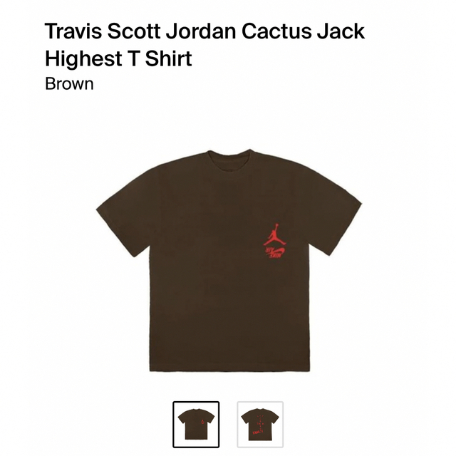 Air Jordan x Travis Cactus Jack Ｔシャツ M www.krzysztofbialy.com