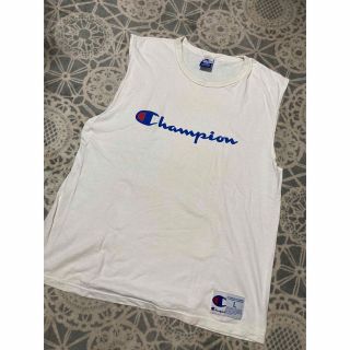 チャンピオン(Champion)のchampion チャンピオン　USA製　フロントロゴ　タンクトップ　Lサイズ(タンクトップ)