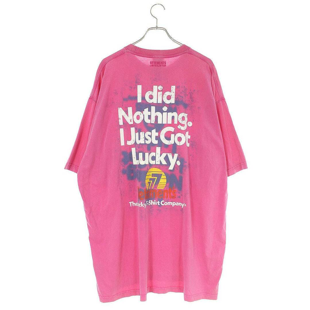 ヴェトモン UA53TR590P I GOT LUCKY T-SHIRTTシャツ メンズ M | yoshi
