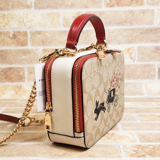 COACH - 未使用 コーチ ☆ ルーナー シグネチャー レザーコンビ
