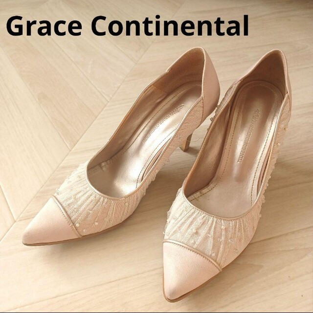 GRACE CONTINENTAL(グレースコンチネンタル)のグレースコンチネンタル パーティ用パンプス(定価30,800円) レディースの靴/シューズ(ハイヒール/パンプス)の商品写真