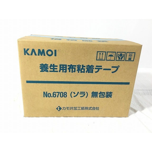 ☆未使用☆KAMOI カモイ 養生用布粘着テープ 25mm 25m 60巻入 ソラ無包装 水色 NO.6708 カモ井加工紙株式会社 72495 自動車/バイクのバイク(工具)の商品写真