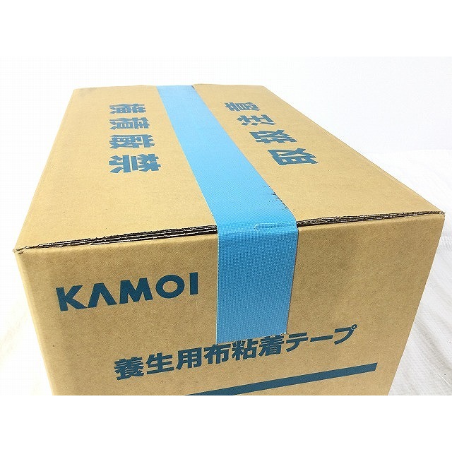 ☆未使用☆KAMOI カモイ 養生用布粘着テープ 25mm 25m 60巻入 ソラ無包装 水色 NO.6708 カモ井加工紙株式会社 72495 自動車/バイクのバイク(工具)の商品写真