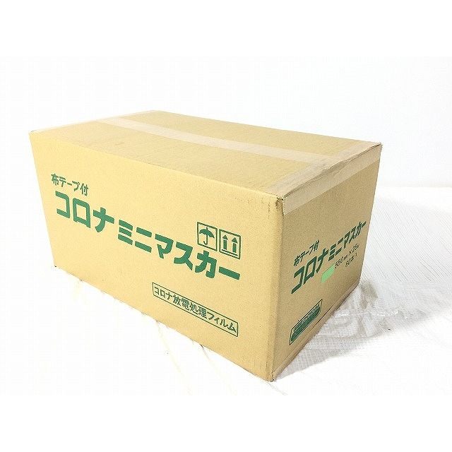 ☆未使用品☆ コロナ ミニマスカー 550mm 25m 60巻入 放電処理フィルム 布テープ付 塗装養生用 72497 自動車/バイクのバイク(工具)の商品写真