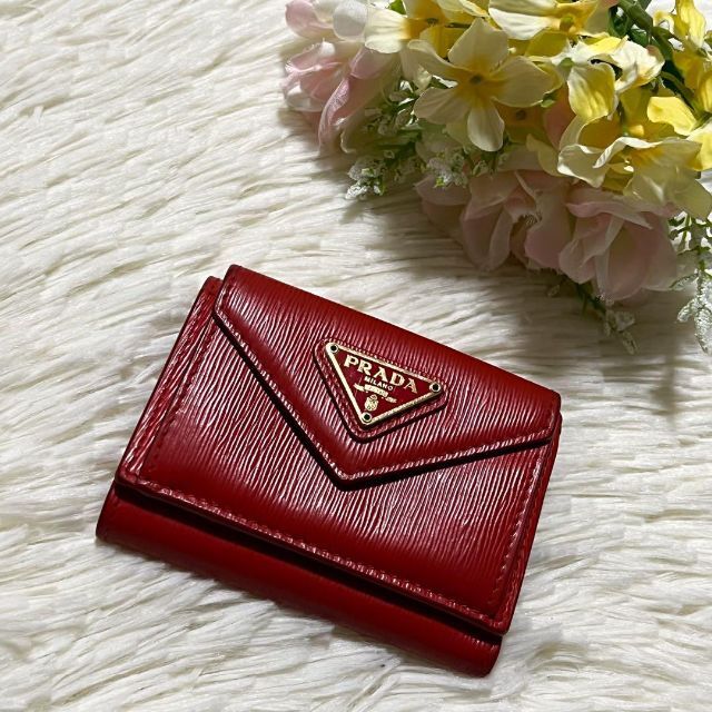 ✨極美品✨　PRADA ミニ財布　アイコン　ヴィッテロムーブ　サフィアーノ