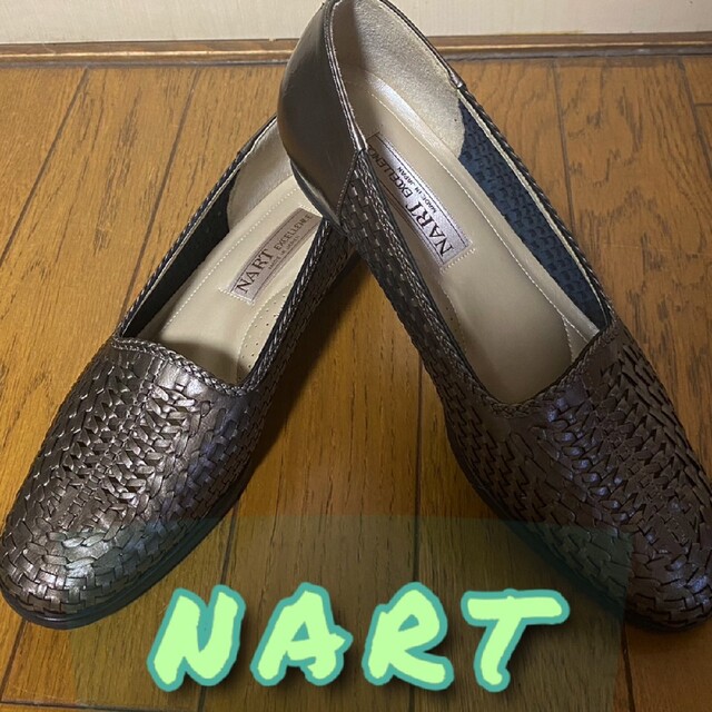 靴 ☆NART  EXCELLNCE ☆バンプス24cmEEE レディースの靴/シューズ(ハイヒール/パンプス)の商品写真