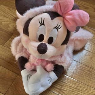 ミニーマウス(ミニーマウス)のディズニー　ミニーマウス　ミニーちゃん　ティッシュケース　ぬいぐるみ(キャラクターグッズ)