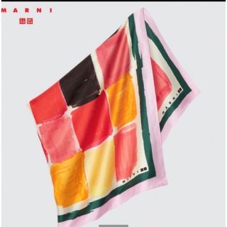 Marni - ユニクロ マルニ フロシキスカーフ シルクスカーフの通販 by