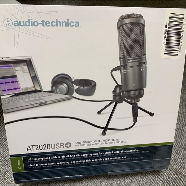 audio-technica(オーディオテクニカ)のオーディオテクニカ AT2020USB＋ 楽器のレコーディング/PA機器(マイク)の商品写真