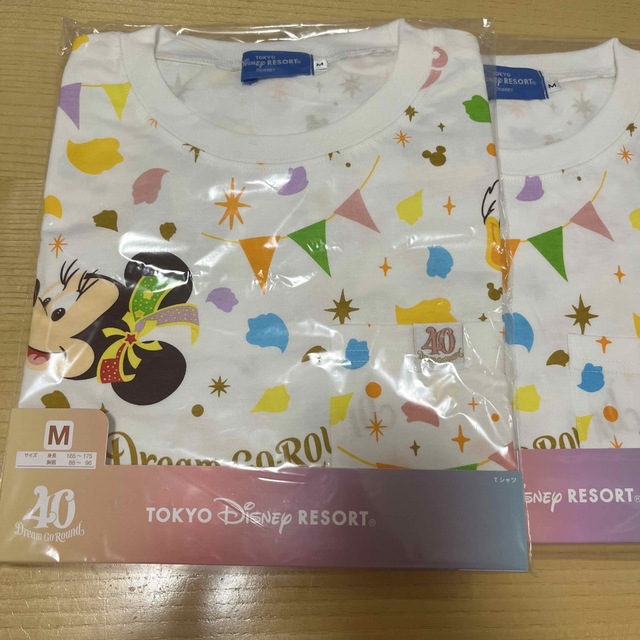 ディズニーランド40周年　Tシャツ　Mサイズ　2枚 レディースのトップス(Tシャツ(半袖/袖なし))の商品写真